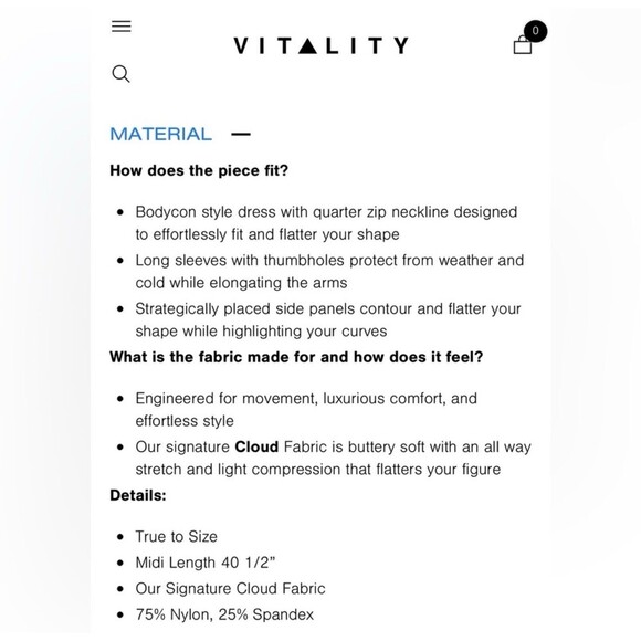 Vitality Balance Fuchsia Tati Long Sleeve Dress 1/4 Zip Athletic Exercise L - Picture 9 of 14